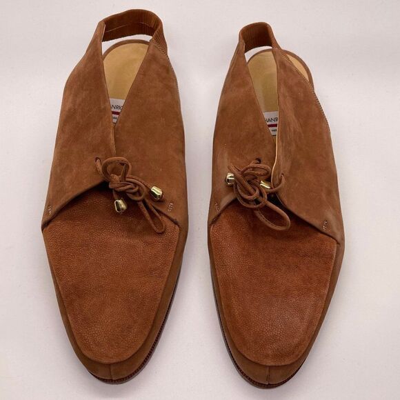 Gianrico Mori  Made In Italy  Flat Loafer Style Sling Back Sandal Mule Shoes 36 - Picture 2 of 10